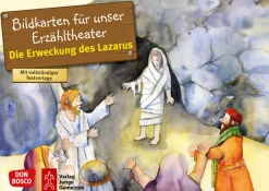 Kamishibai Bildkartenset - Die Erweckung des Lazarus, 3-8 Jahre