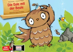 Kamishibai Bildkartenset - Die Eule mit der Beule, 1-4 Jahre