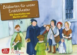 Kamishibai Bildkartenset - Die Geschichte von Martin Luther, 4-8 Jahre