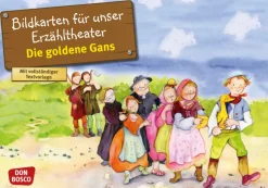 Kamishibai Bildkartenset - Die goldene Gans, 3-8 Jahre