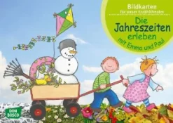 Kamishibai Bildkartenset - Die Jahreszeiten erleben mit Emma und Paul, ab 1 Jahr