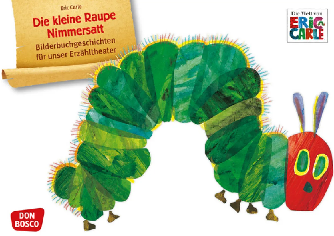 Kamishibai Bildkartenset - Die kleine Raupe Nimmersatt, 2-8 Jahre