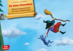 Kamishibai Bildkartenset - Die kleine Schusselhexe, 3-8 Jahre