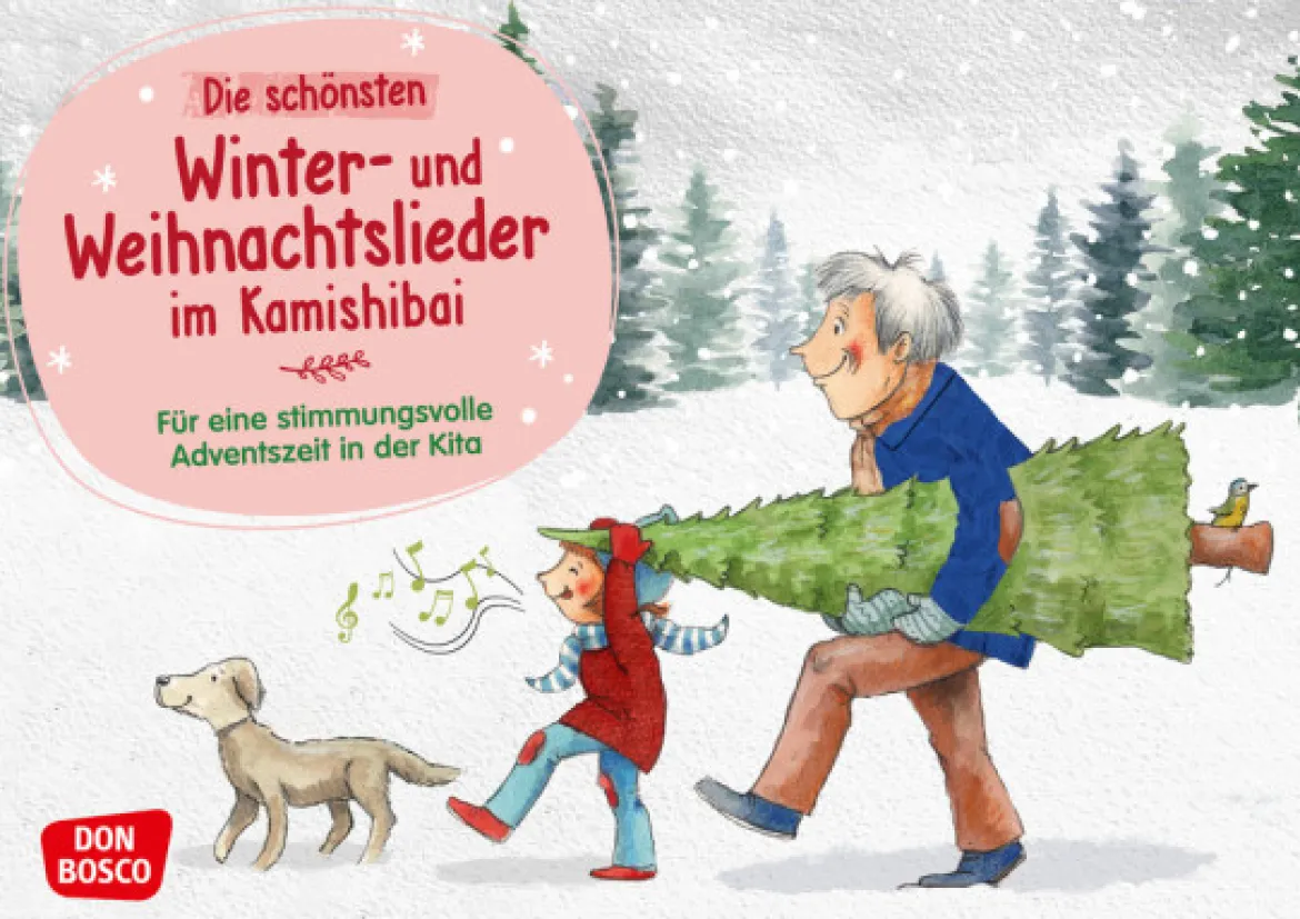 Kamishibai Bildkartenset - Die schönsten Winter- und Weihnachtslieder im Kamishibai, ab 2 Jahre