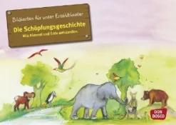 Kamishibai Bildkartenset - Die Schöpfungsgeschichte. Wie Himmel und Erde entstanden, ab 3 Jahren