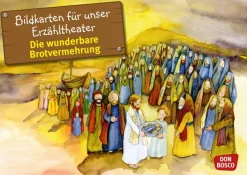 Kamishibai Bildkartenset - Die wunderbare Brotvermehrung, 3-8 Jahre