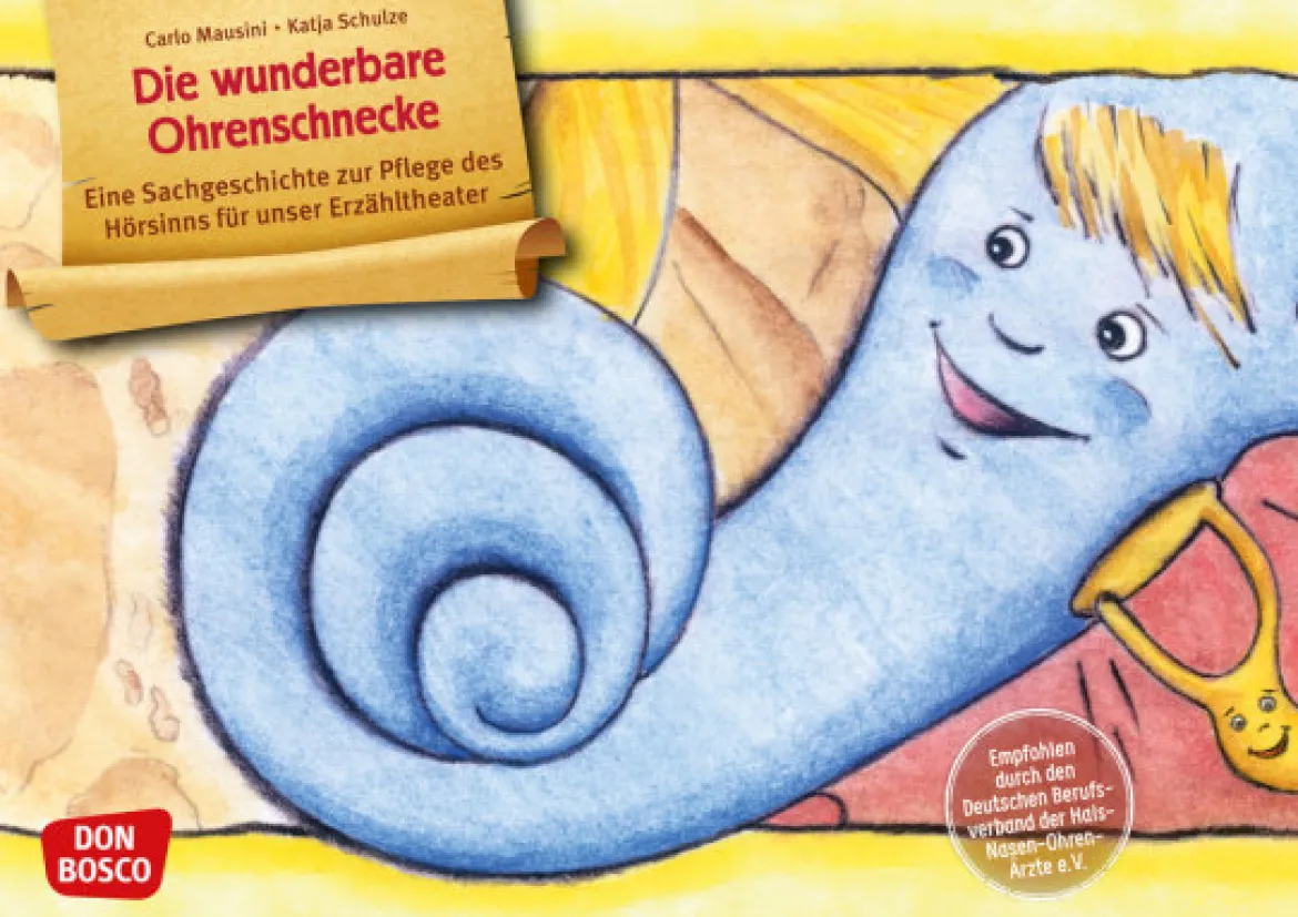 Kamishibai Bildkartenset - Die wunderbare Ohrenschnecke, 4 bis 10 Jahre