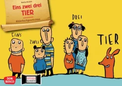 Kamishibai Bildkartenset - Eins Zwei Drei Tier, 3-6 Jahre