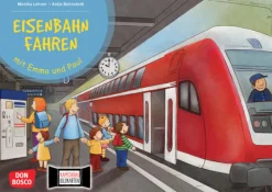 Kamishibai Bildkartenset - Eisenbahn fahren mit Emma und Paul, 1-5 Jahre
