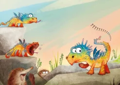 Kamishibai Bildkartenset - Furzipups, der Knatterdrache, 3-6 Jahre