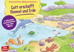 Kamishibai Bildkartenset - Gott erschafft Himmel und Erde, ab 2 Jahre