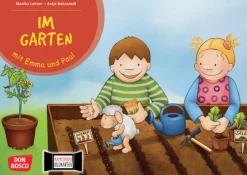 Kamishibai Bildkartenset - Im Garten mit Emma und Paul, 1-5 Jahre