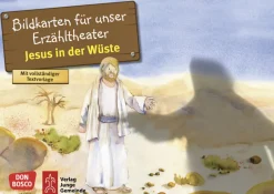 Kamishibai Bildkartenset - Jesus in der Wüste, 3-8 Jahre