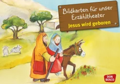 Kamishibai Bildkartenset - Jesus wird geboren, 3-8 Jahre