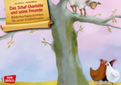 Kamishibai Bildkartenset - Kami Das Schaf Charlotte und seine Freunde, ab 3 Jahre
