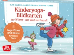Kamishibai Bildkartenset - Kinderyoga-Bildkarten zur Winter- und Weihnachtszeit, 4-10 Jahre