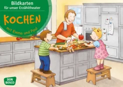 Kamishibai Bildkartenset - Kochen mit Emma und Paul, 1 bis 5 Jahre