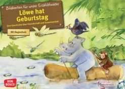 Kamishibai Bildkartenset - Löwe hat Geburtstag, 4-10 Jahre