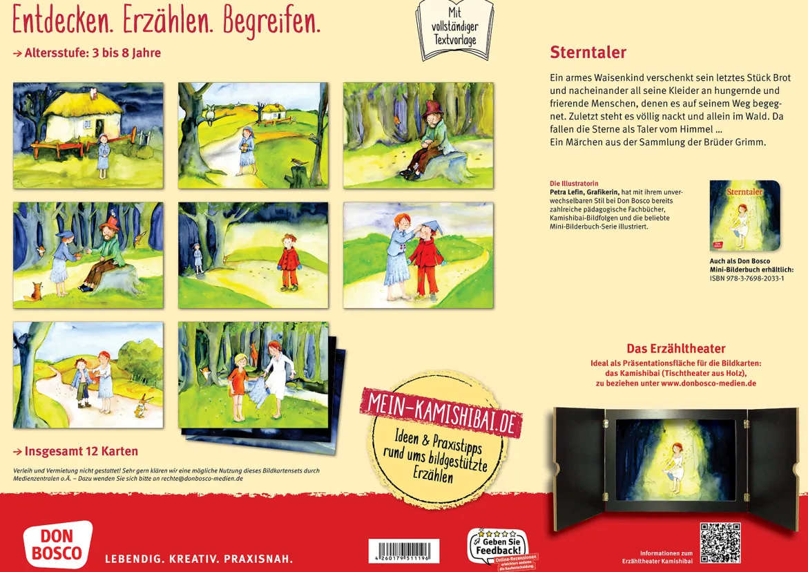 Kamishibai Bildkartenset - Sterntaler Bildkarten