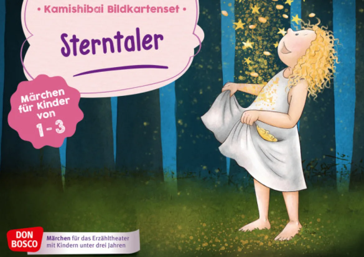 Kamishibai Bildkartenset - Sterntaler, 1-3 Jahre