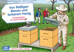 Kamishibai Bildkartenset - Von fleißigen Bienen und leckerem Honig, ab 4 Jahre