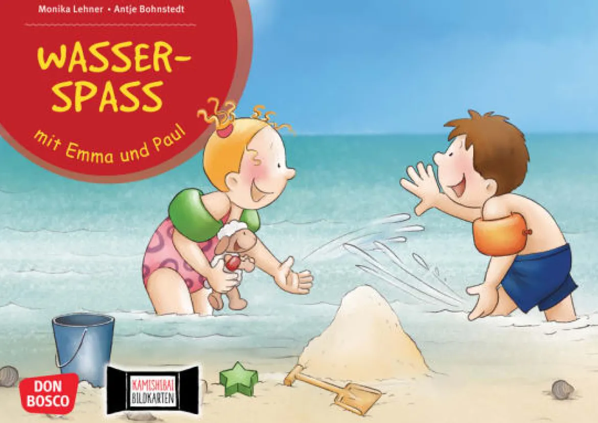 Kamishibai Bildkartenset - Wasserspaß mit Emma und Paul, 1-5 Jahre