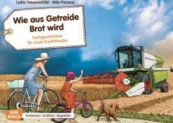 Kamishibai Bildkartenset - Wie aus Getreide Brot wird, 4-8 Jahre