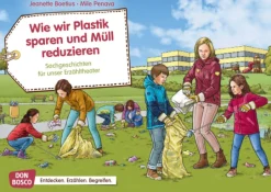 Kamishibai Bildkartenset - Wie wir Plastik sparen und Müll reduzieren, 4 bis 8 Jahre