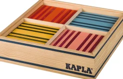 KAPLA Bauhölzer bunt, 100 Stück in Holzbox