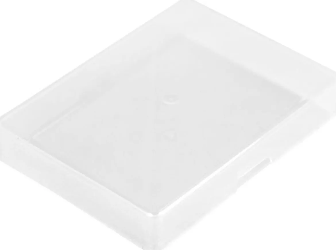 Kartenbox Sonderformat - transparent, Innenmaß: 95 x 70 x 15 mm