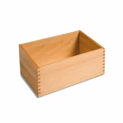 Kasten für Sandpapierkleinbuchstaben und Sandpapiergroßbuchstaben, ab 4 Jahre