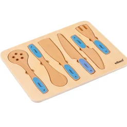 Küchenhelfer-Set aus Holz, 7 Teile, ab 3 Jahre