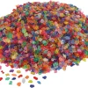 1 kg transparente Mosaiksteine, Kunststoff, ab 3 Jahre
