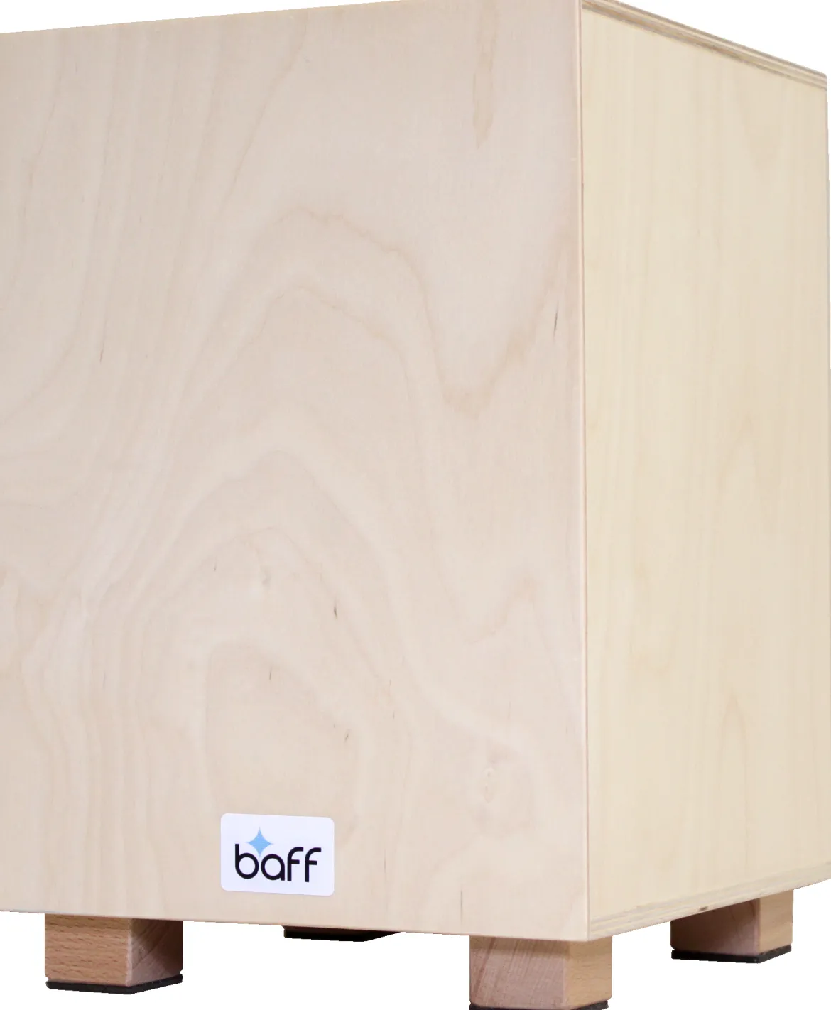 Kindercajon, Kinderhocker mit Trommelfunktion, Birke natur, Sitzhöhe 38cm