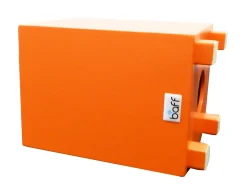 Kinderhocker mit Trommelfunktion, orange, Sitzhöhe 30cm