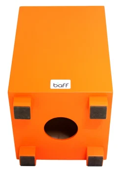 Kinderhocker mit Trommelfunktion, orange, Sitzhöhe 38cm, 5-9 Jahre