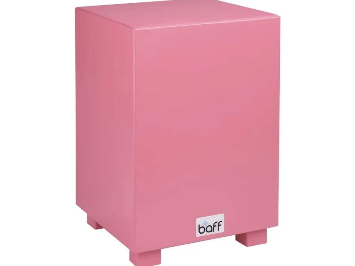 Kinderhocker mit Trommelfunktion, rosa, Sitzhöhe 38cm