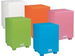 Kinderhocker mit Trommelfunktion, rosa, Sitzhöhe 38cm