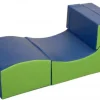 Kinder Klappsessel MAXI, BLAU/grün