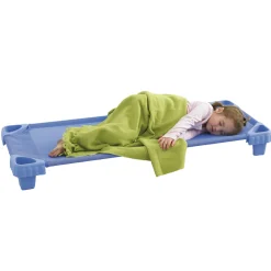 Kinderliege 130 x 54 cm, stapelbar, belastbar bis 50 kg, geeignet ab 1,5 Jahre