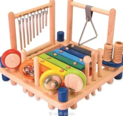 Kinder-Musikcenter, Spielstation aus Holz, ab 3 Jahre