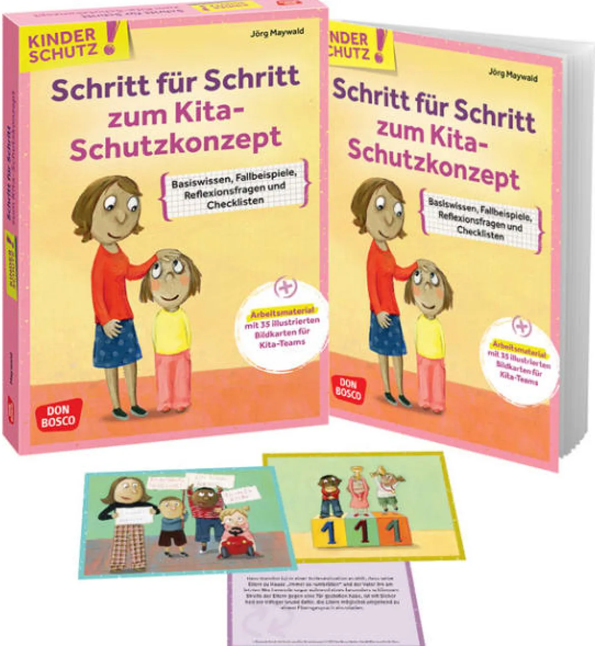 Kinderschutz: Schritt für Schritt zum Kita-Schutzkonzept, Bildkarten und Buch