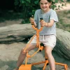 Kinder-Sitzbagger für den Sandkasten, orange, TopTrike