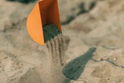 Kinder-Sitzbagger für den Sandkasten, orange, TopTrike