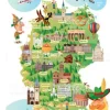 Kinderteppich Deutschland, 110 x 160 cm