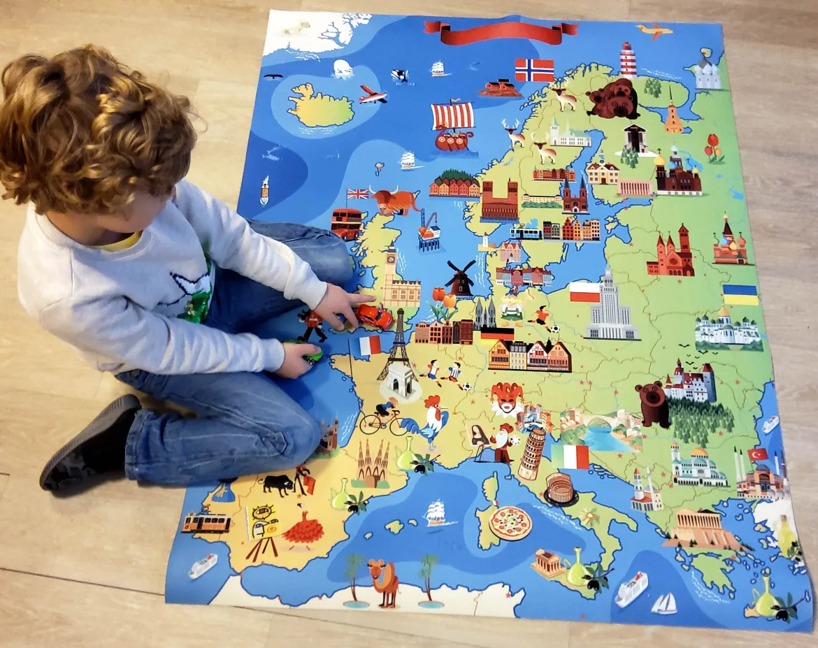 Kinderteppich Europa
