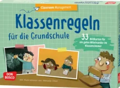 Klassenregeln für die Grundschule, 33 Bildkarten, 5-10 Jahre
