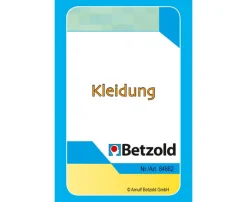 Kleidung - Kartensatz für den Magischen Zylinder, 5-8 Jahre