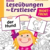 Kleine Leseübungen für Erstleser - Wortebene