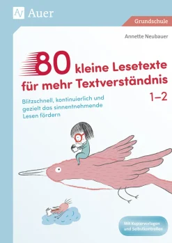 80 kleine Lesetexte für mehr Textverständnis, Buch, 1. und 2. Klasse